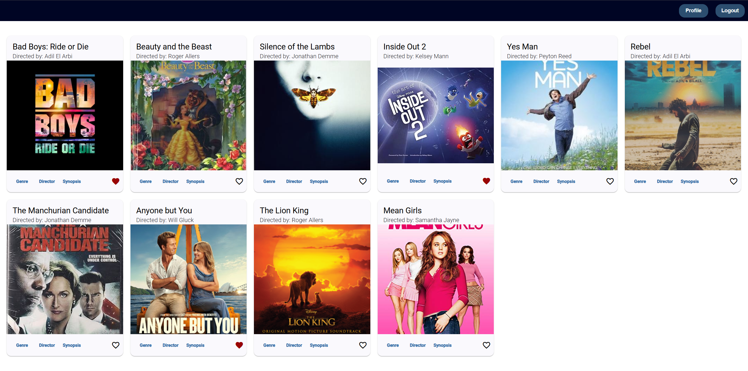MovieFlix Angular project